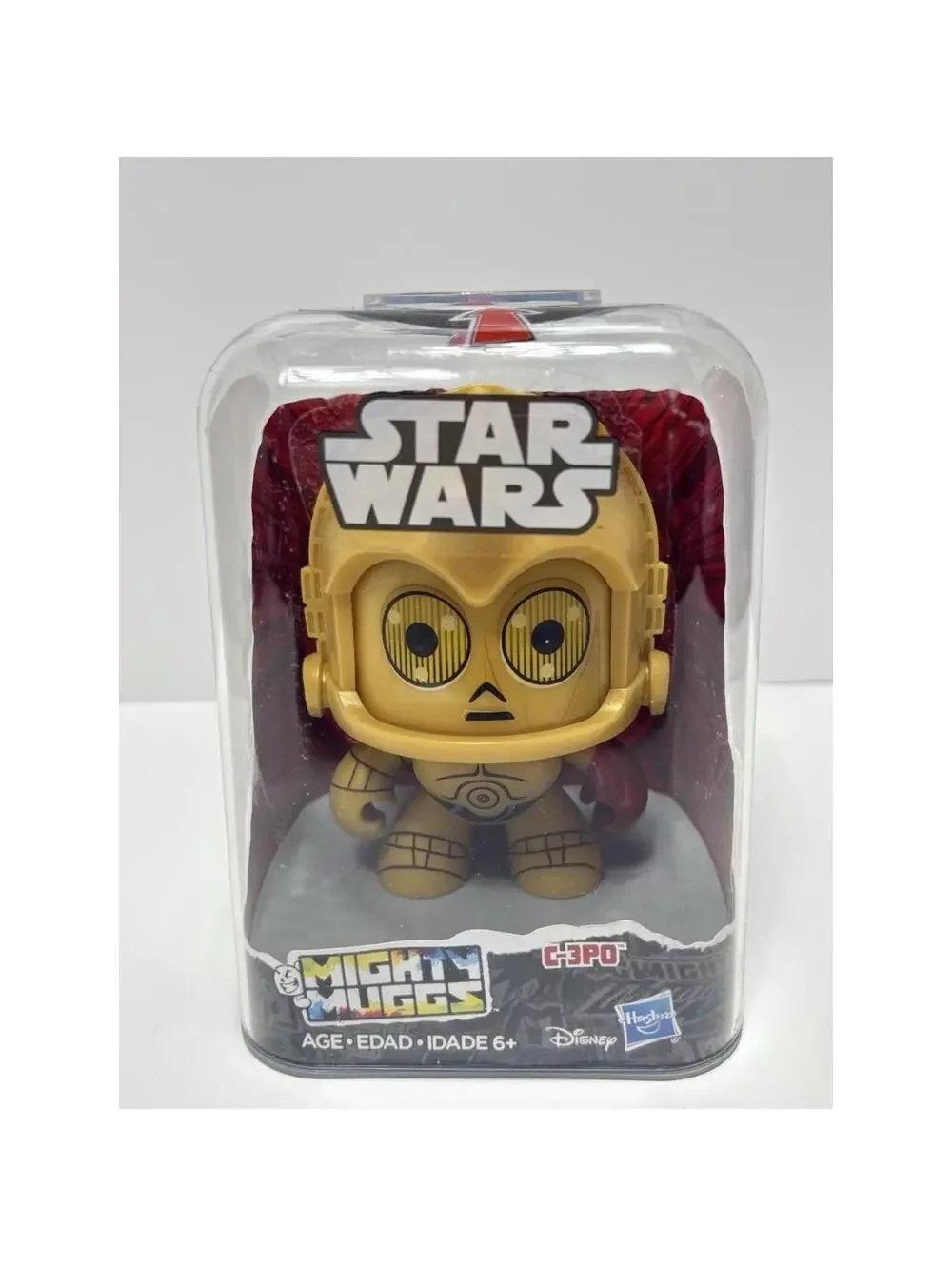 Star Wars Mighty Muggs C-3PO Action Figure Gold Droid Hasbro Collectible New